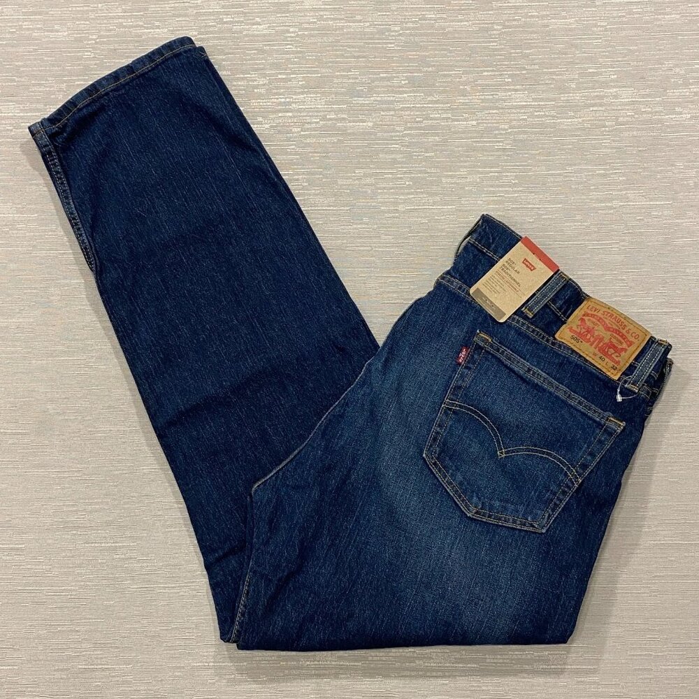 Levi's 505 Jeans Mens 40 x 32 Straight Leg Regular Fit Medium Wash Denim Pants